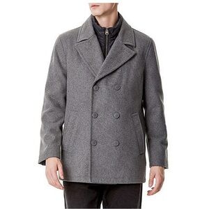 Levi's Men's Charcoal Peacoat Small